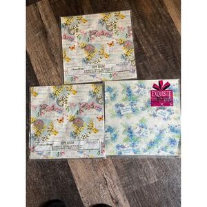 American Greetings Gift Wrap Wedding Birthday‎ Floral 6 Sheets Total